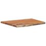 Voir la diapositive 2 : VIDAXL Dessus de table 70x60x2,5 cm rectangulaire bois massif acacia