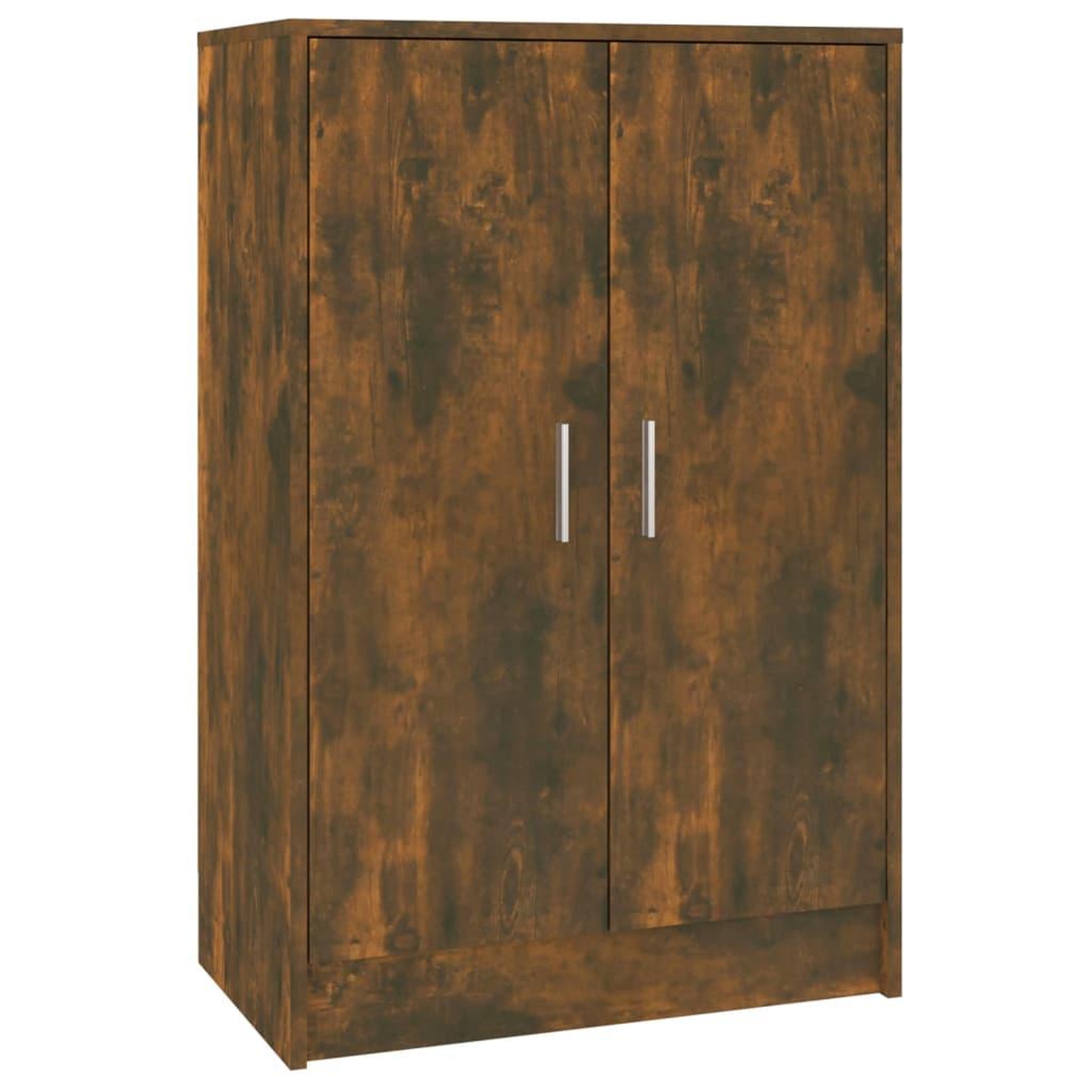 Voir la diapositive 5 : VIDAXL Meuble a chaussures Chene fume 60x35x92 cm Bois d'ingenierie