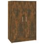 Voir la diapositive 5 : VIDAXL Meuble a chaussures Chene fume 60x35x92 cm Bois d'ingenierie