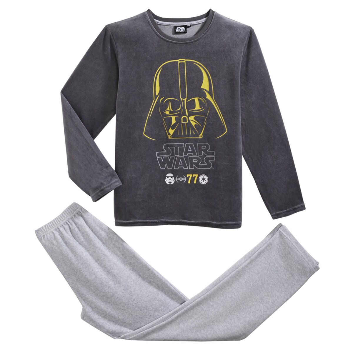 STAR WARS Pyjama velours gar on pas cher Auchan