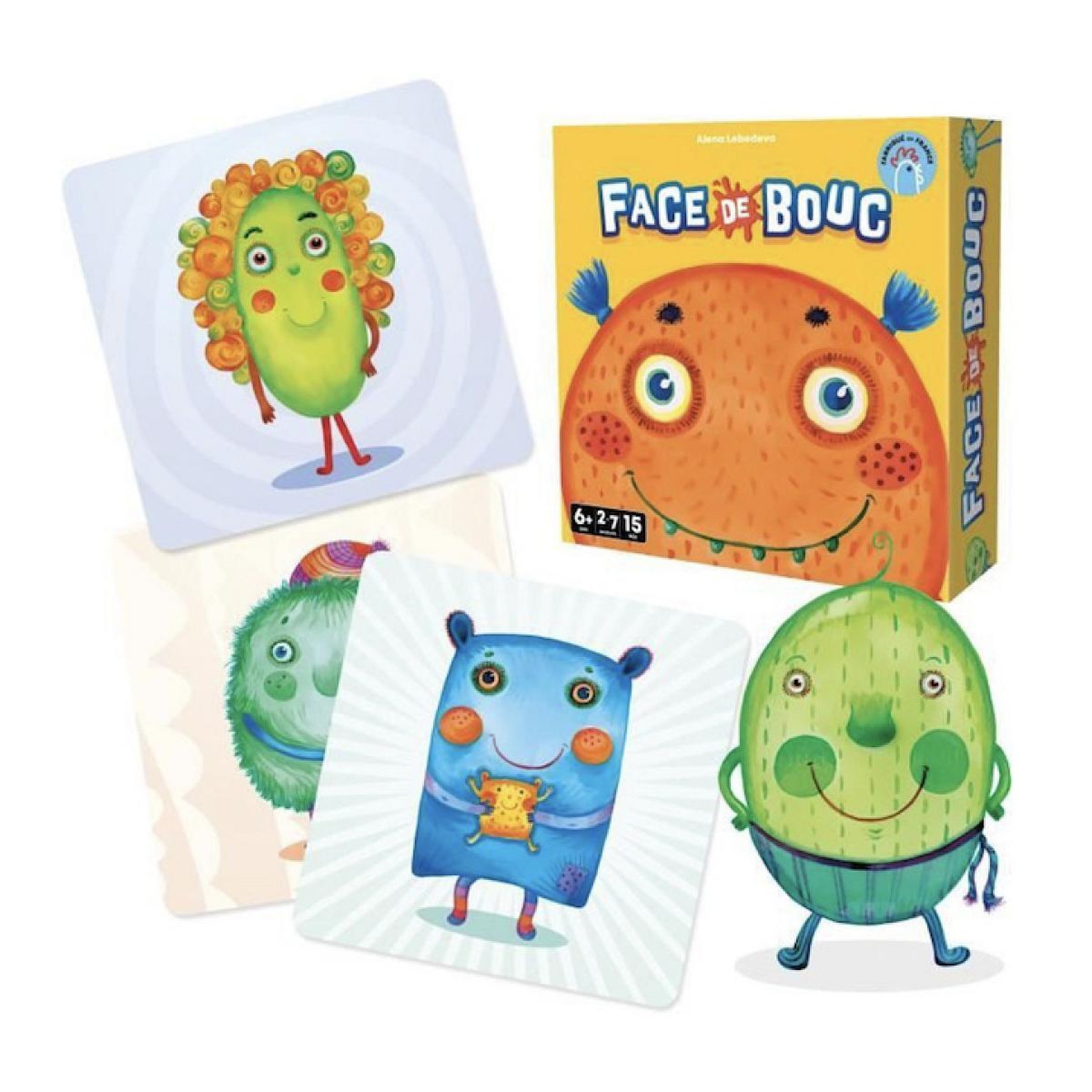 Voir la diapositive 2 : Cocktail Games face de bouc - Jeu de memoire et de creativite