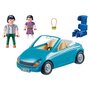 PLAYMOBIL 70285 - City Life - Papa avec enfant et voiture cabriolet