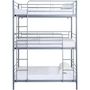 Voir la diapositive 4 : Habitat et Jardin Lit triple superposé metal  Havin  - 90 x 190 cm - Blanc