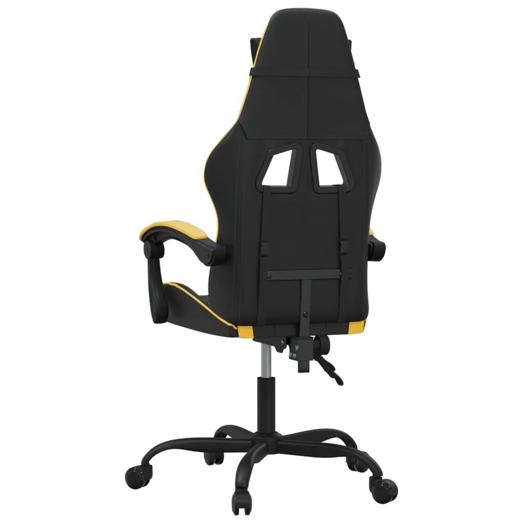 Voir la diapositive 5 : VIDAXL Chaise de jeu Noir et dore Similicuir
