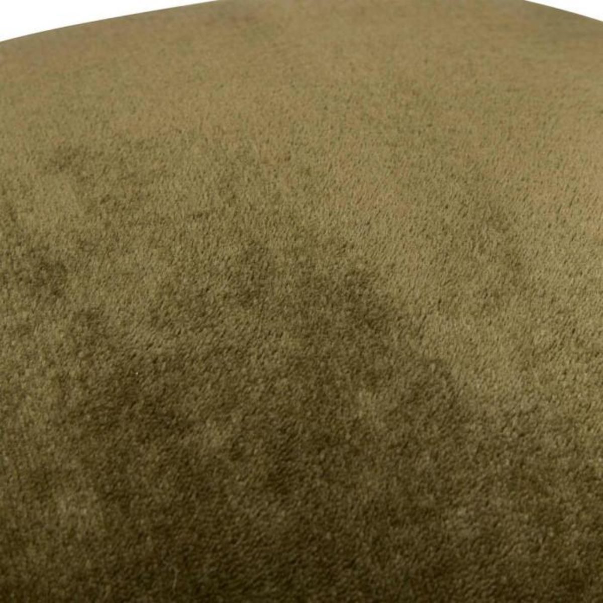 ATMOSPHERA Coussin en Flanelle Uni  Ollis  38x38cm Kaki