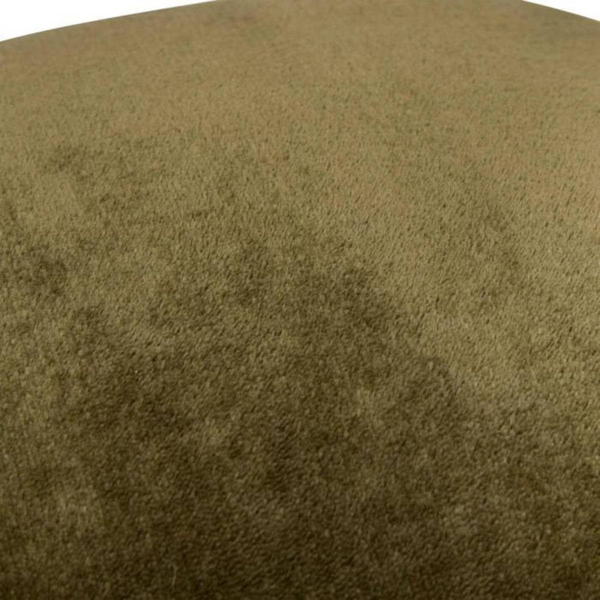 ATMOSPHERA Coussin en Flanelle Uni  Ollis  38x38cm Kaki