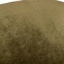 Voir la diapositive 4 : ATMOSPHERA Coussin en Flanelle Uni  Ollis  38x38cm Kaki