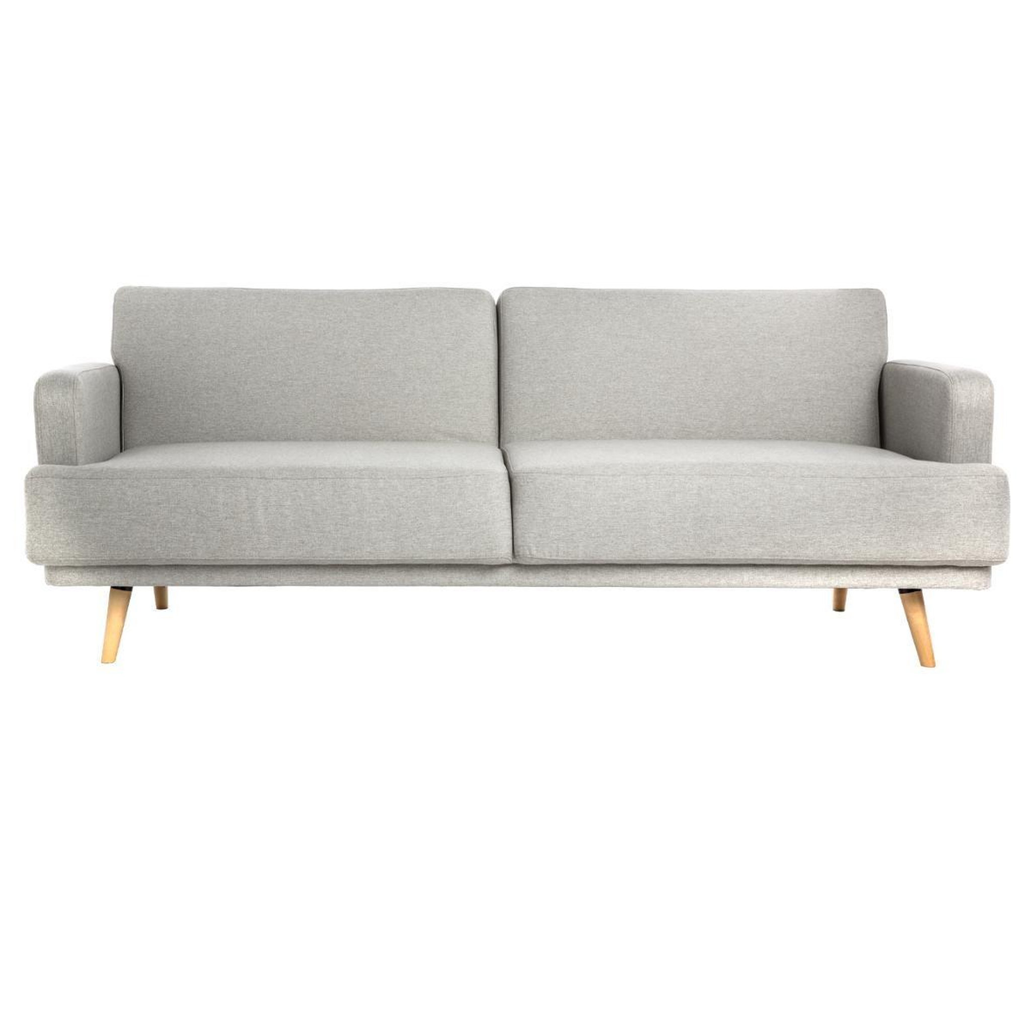 Voir la diapositive 3 : Paris Prix Canapé convertible 3 places  jack  214cm gris clair