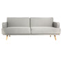Voir la diapositive 3 : ATMOSPHERA Canapé Convertible 3 Places  Jack  214cm Gris Clair