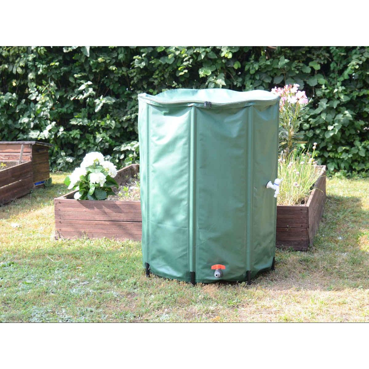 Eda Récupérateur d'eau souple et pliable 500 litres - Eda