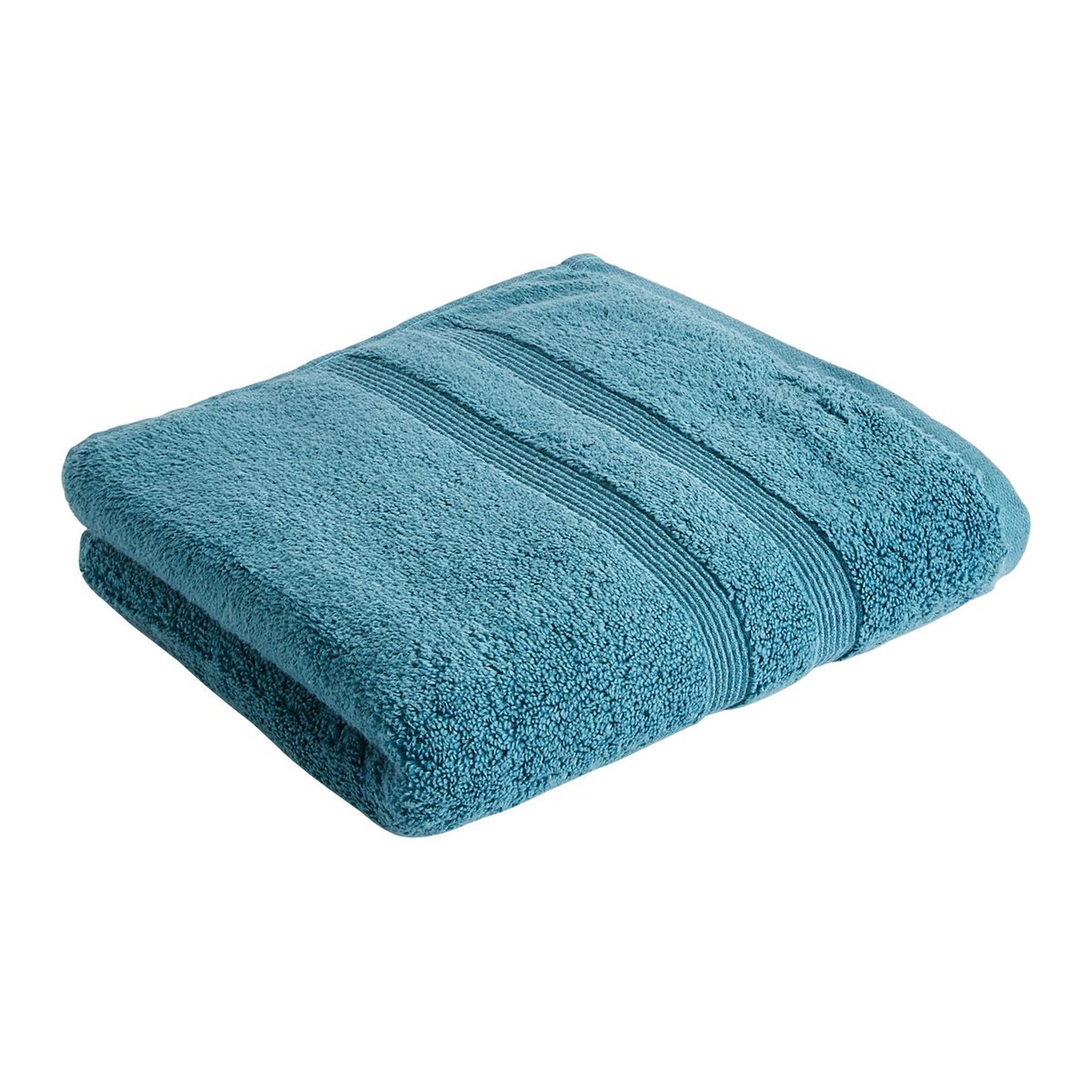 Voir la diapositive 2 : ACTUEL Drap de bain uni en coton 500gsm EXTRA FINE