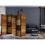 Voir la diapositive 2 : Paris Prix Paravent 5 Volets  Wooden Textures  172x225cm