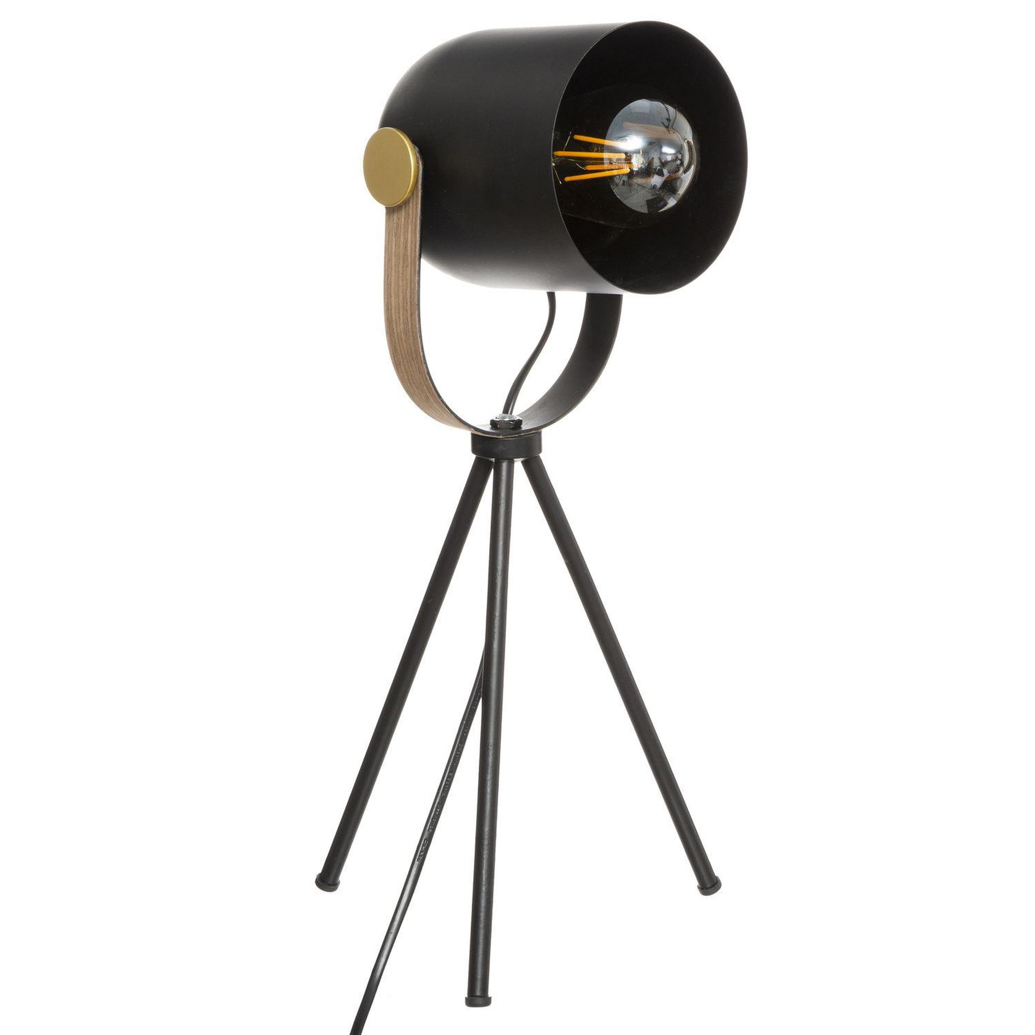 ATMOSPHERA Lampe trépied en métal - noir