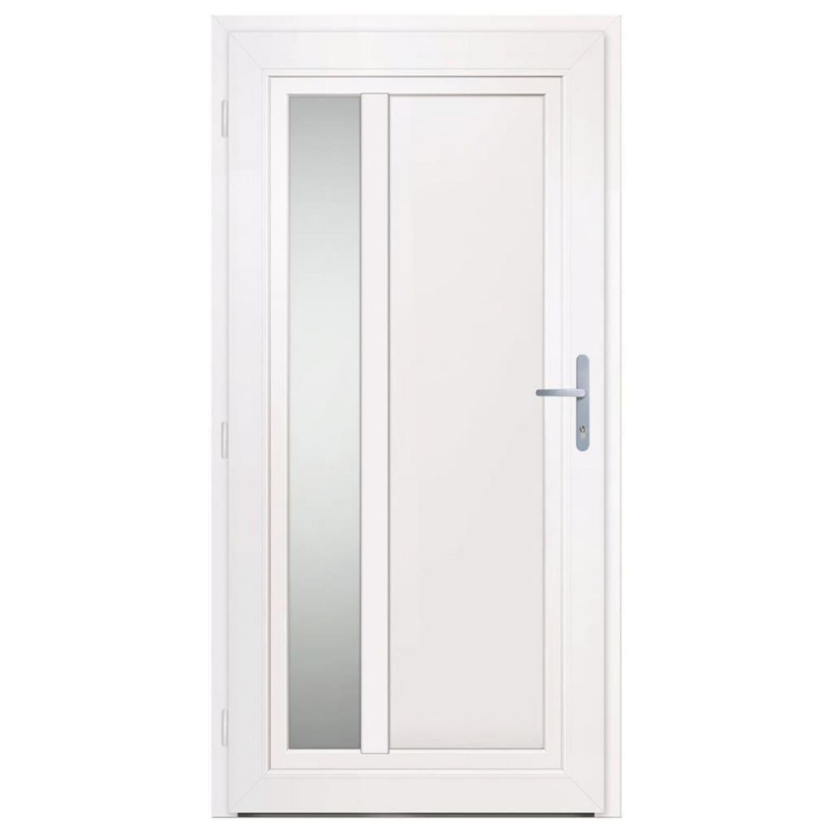 VIDAXL Porte d'entree anthracite 108x208 cm PVC