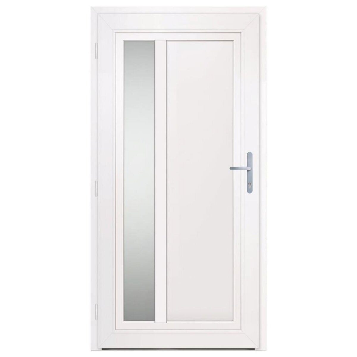 VIDAXL Porte d'entree anthracite 108x208 cm PVC