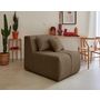 Voir la diapositive 6 : LISA DESIGN Caracas - canapé modulable d'angle droit - 5 places - en tissu