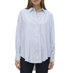 Vero Moda Chemise Blanche/ à rayures Femme Vero Moda Nora. Coloris disponibles : Bleu