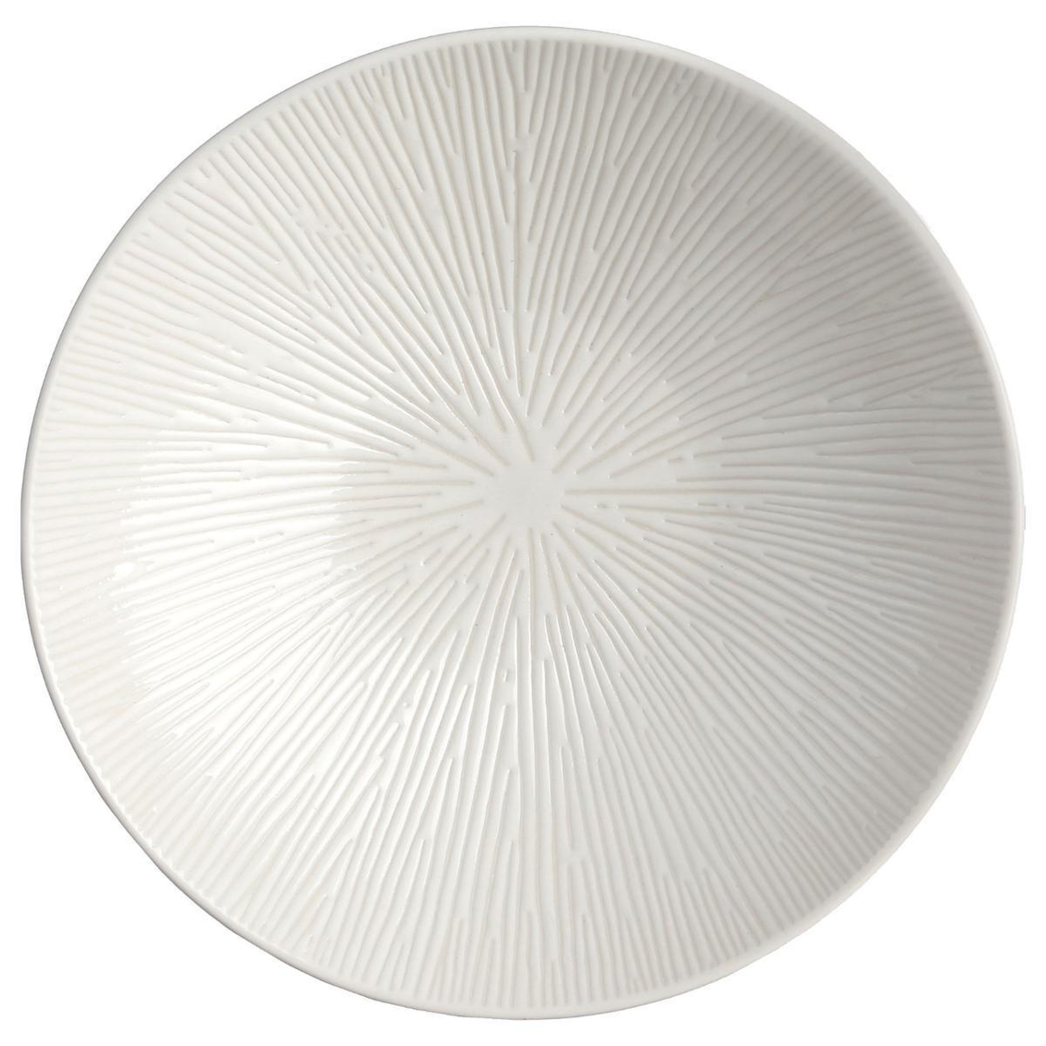 SECRET DE GOURMET Lot de 6 assiettes creuses  atelier  19cm crème