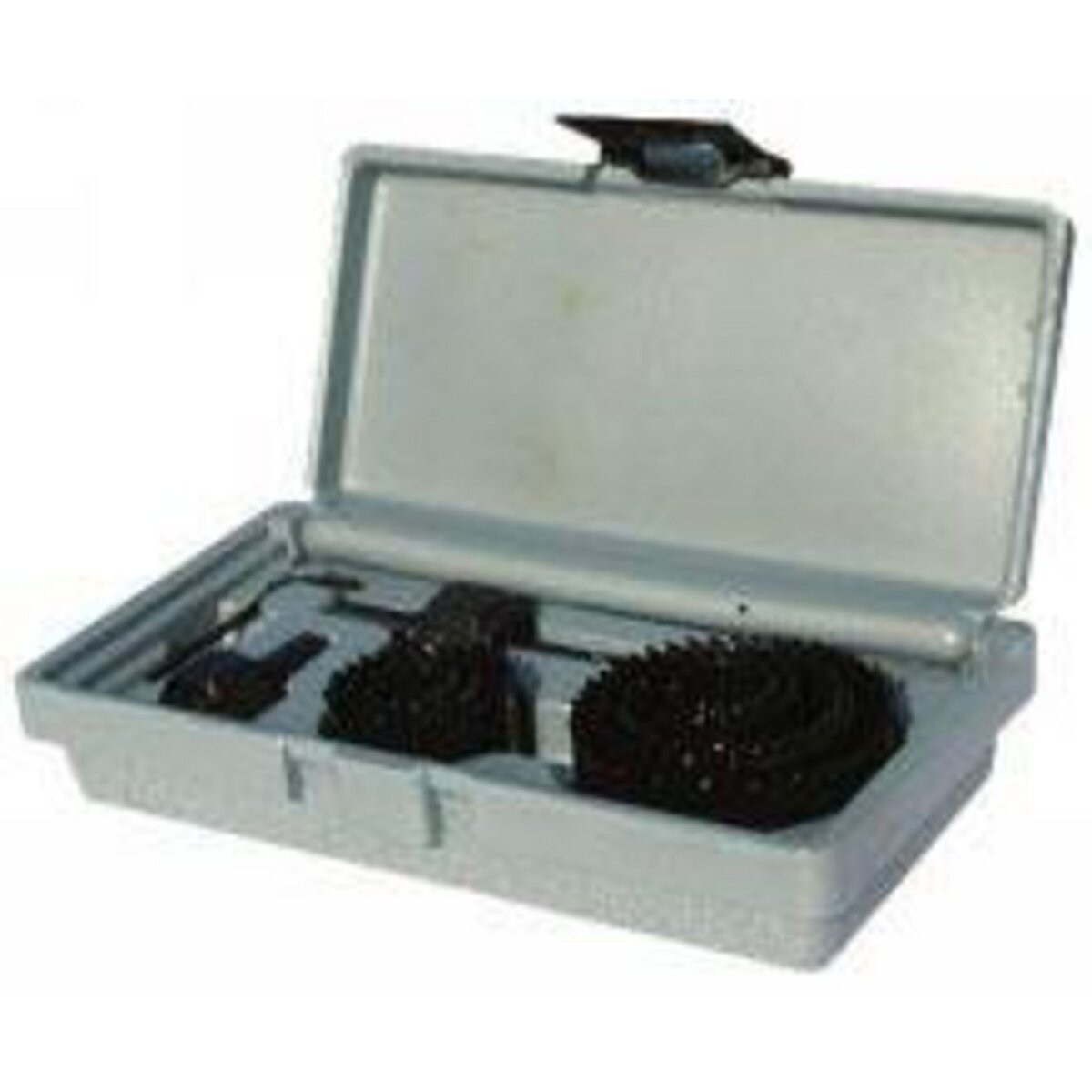 OUTIFRANCE Coffret scies cloche + lames + mandrins + mèche et clé