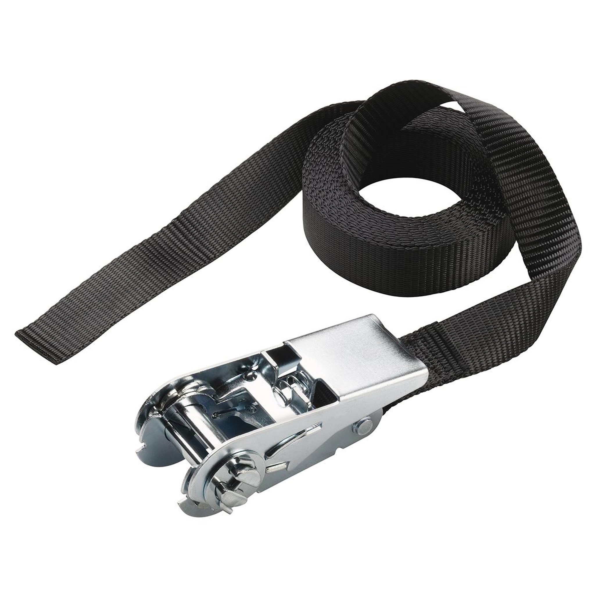 Master lock 3108eurdat sangle à cliquet certifiée, noir, 5m x 25mm sangle