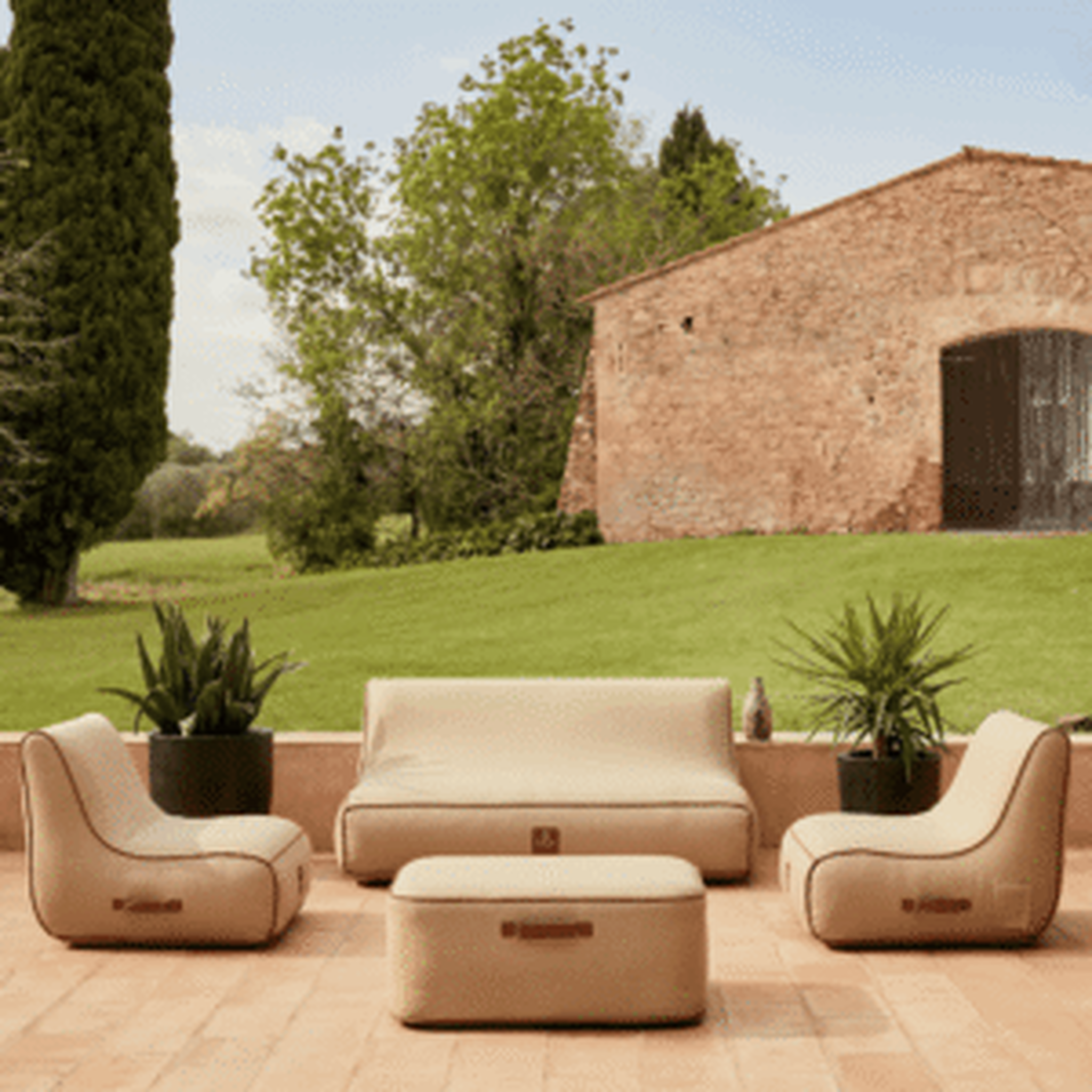 Voir la diapositive 2 : COCO LOUNGE Coco Lounge Salon de jardin gonflable - Plusieurs coloris disponibles