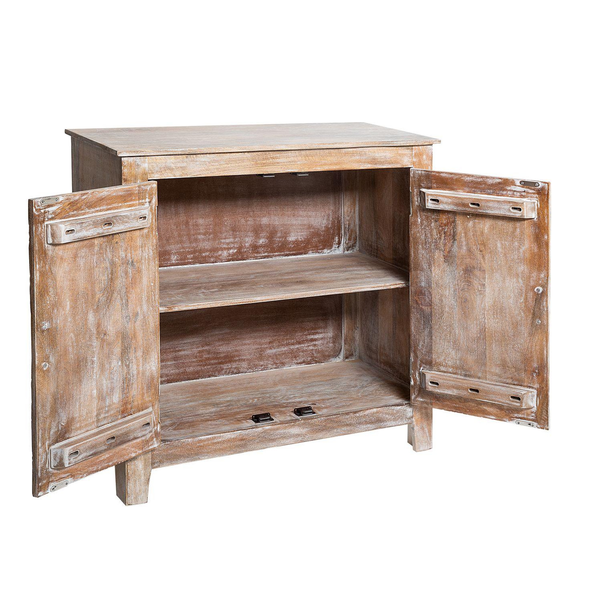 Voir la diapositive 3 : ATMOSPHERA Buffet en manguier 2 portes shirel - marron