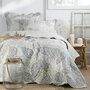 Voir la diapositive 1 : Lovely Casa Couvre lit boutis réversible 240x220 avec 2 taies GALLY