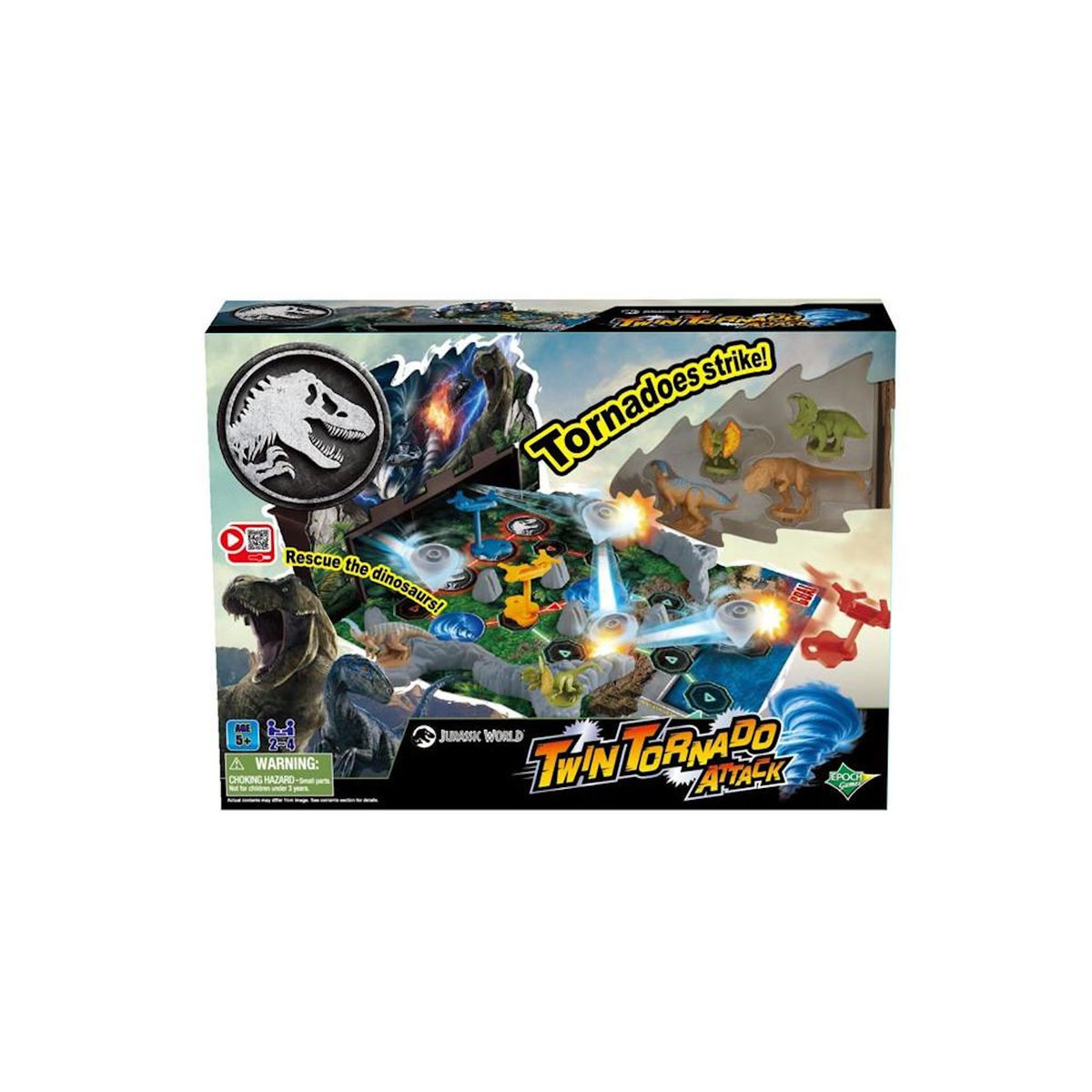 EPOCH D'ENFANCE Jeu d'ambiance Epoch D enfance Jurassic World Twin Tornado Attack
