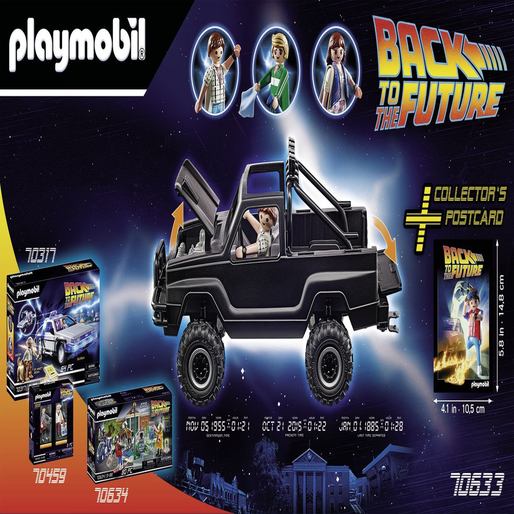 Voir la diapositive 8 : PLAYMOBIL 70633 - Retour vers le futur - Pick-up de Marty