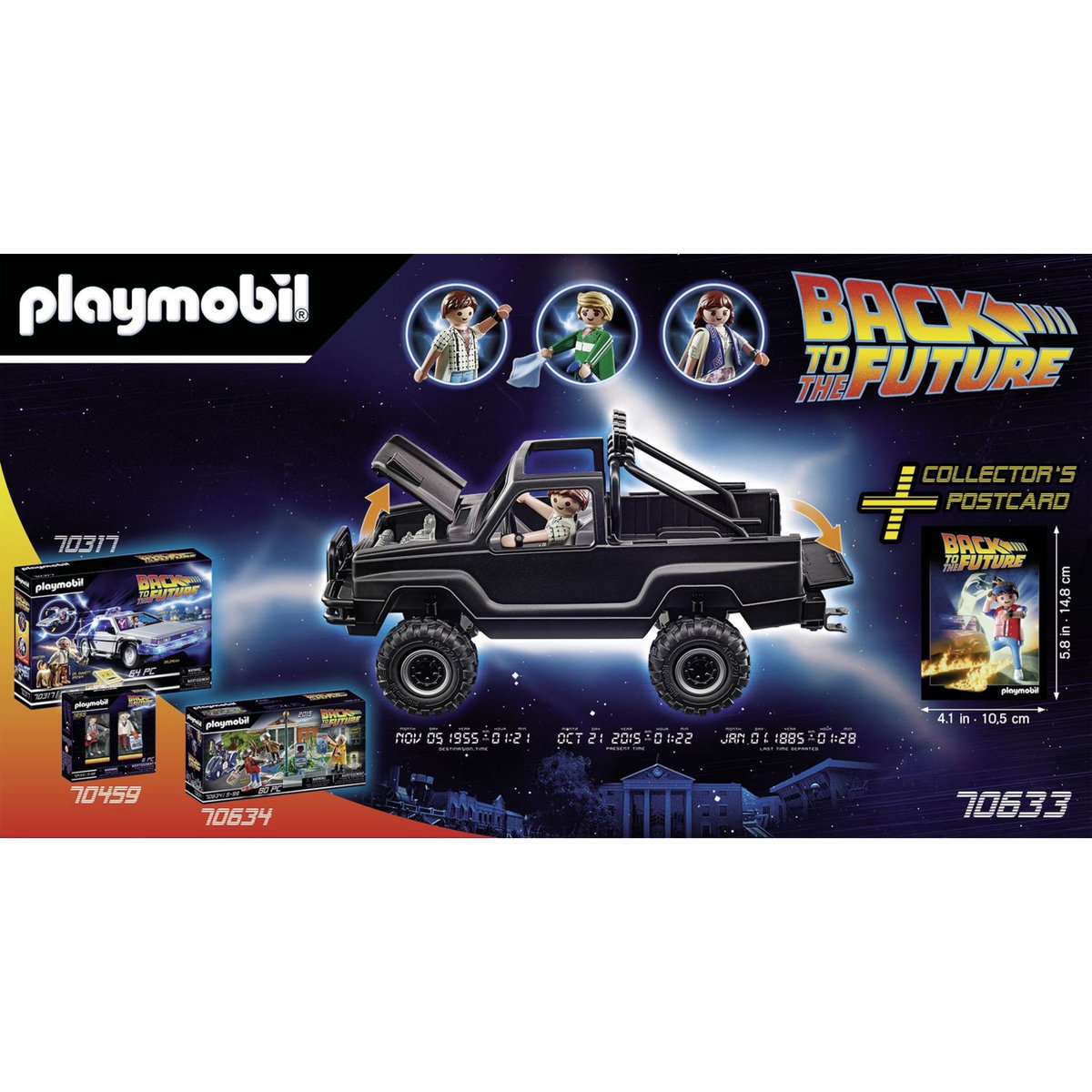 PLAYMOBIL 70633 - Retour vers le futur - Pick-up de Marty