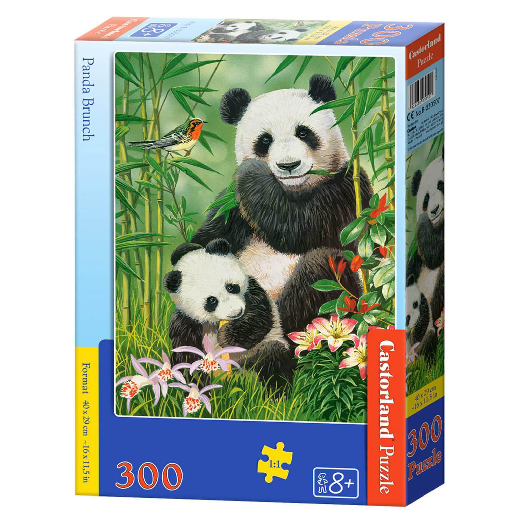 Voir la diapositive 2 : Castorland Puzzle 300 pièces : Brunch de Panda