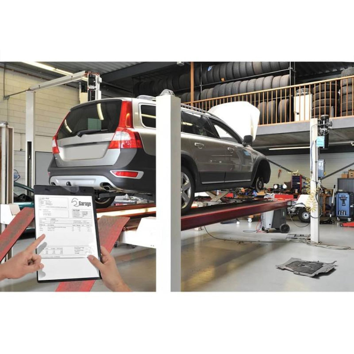 PROPLUS ProPlus Porte document A4 pour commande de réparation 10 pcs noir