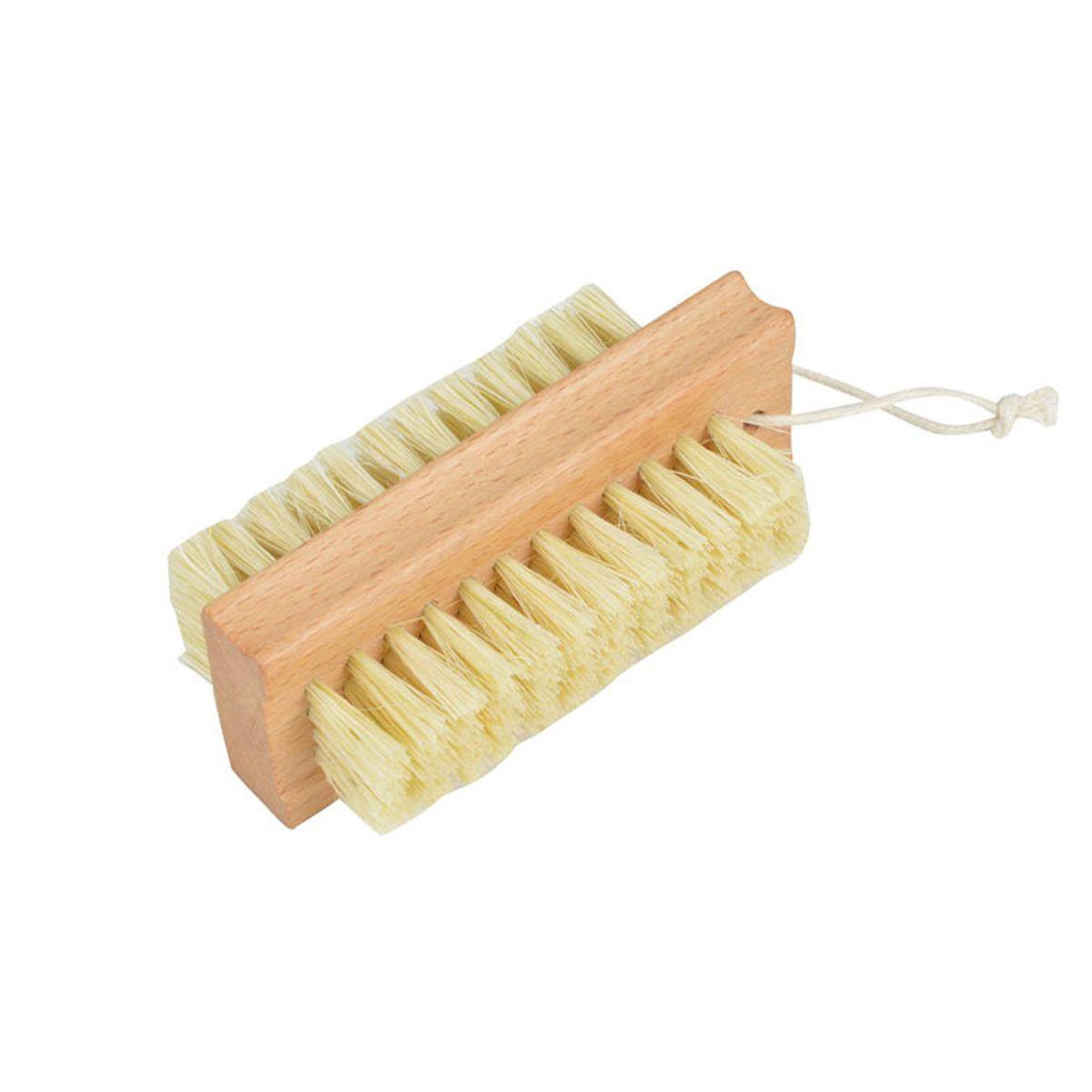 HOMEA Brosse à ongles en bois  vintage  9cm naturel