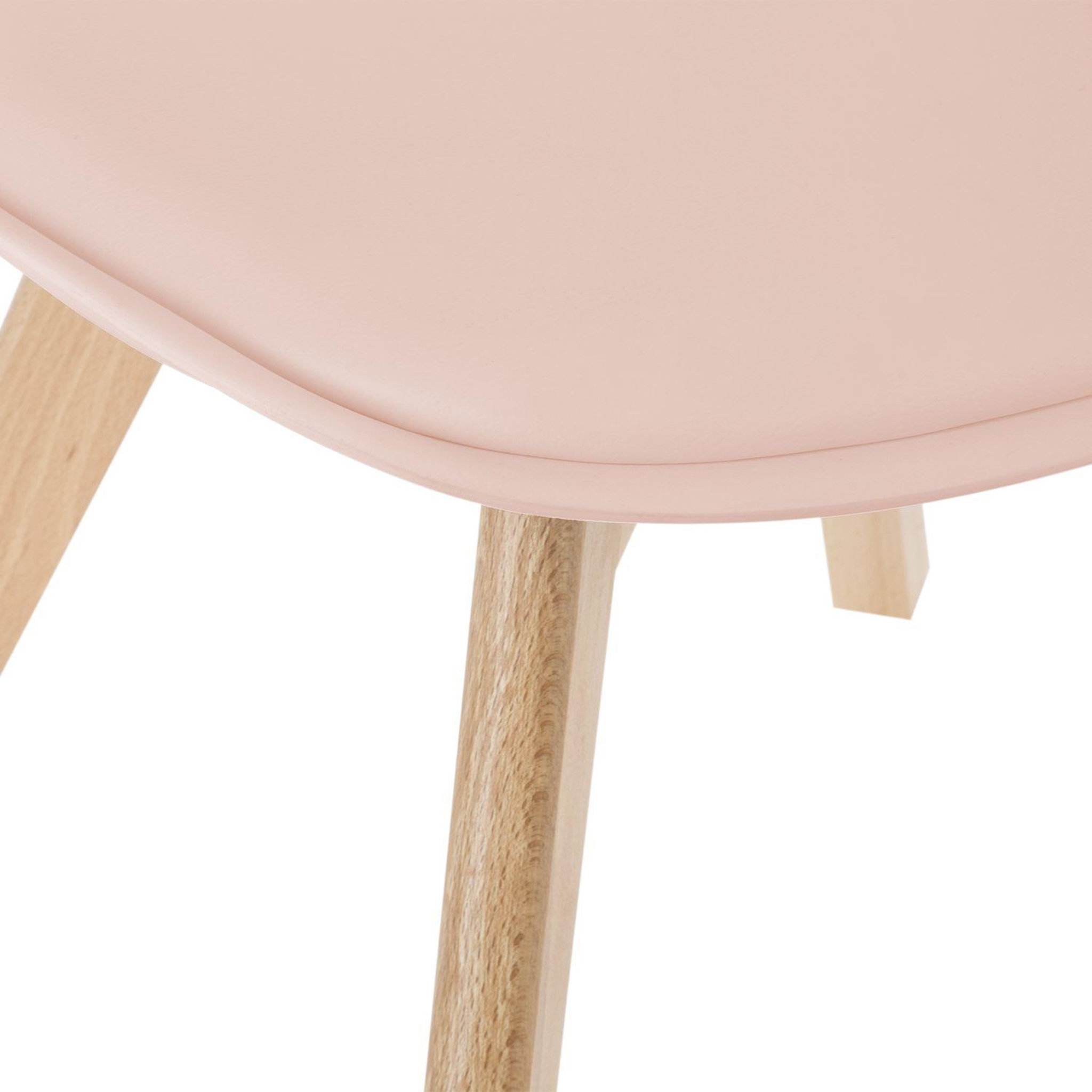 Voir la diapositive 5 : TOILINUX Lot de 4 chaises design scandinave baya