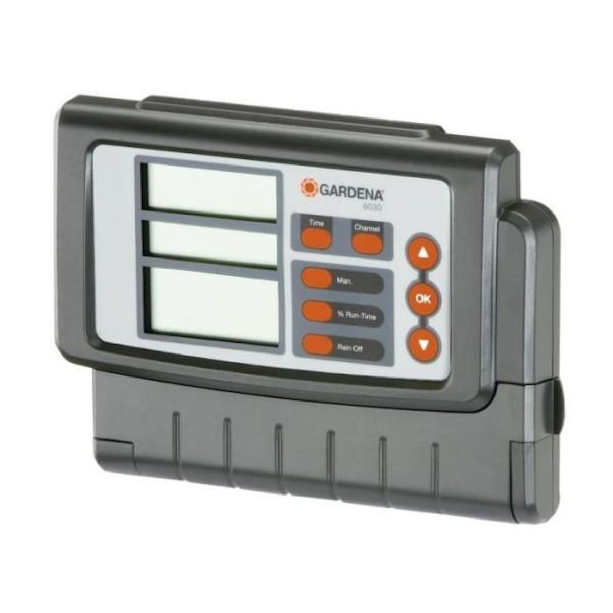Gardena GARDENA Programmateur 6030 Classic – Ecran LCD – Systeme centralisé – Boîtier pour intérieur – Branchement sur 230V