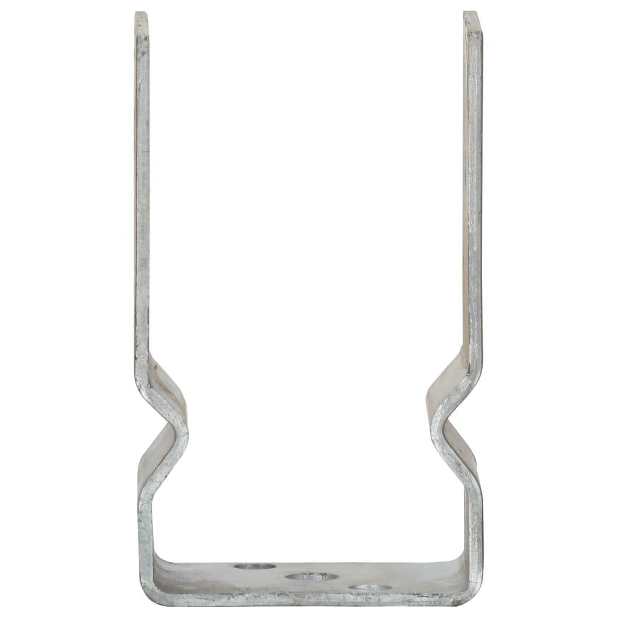 Voir la diapositive 3 : VIDAXL Piquets de cloture 12 pcs argente 8x6x15 cm acier galvanise