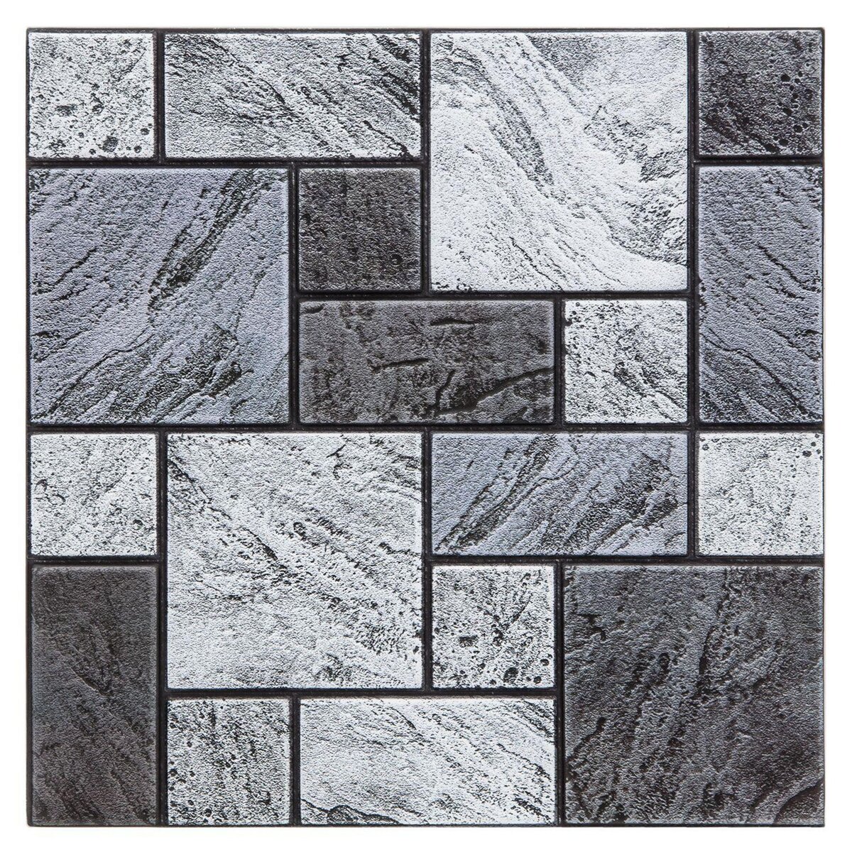 ATMOSPHERA 2 Stickers carrelage Mur - Noir