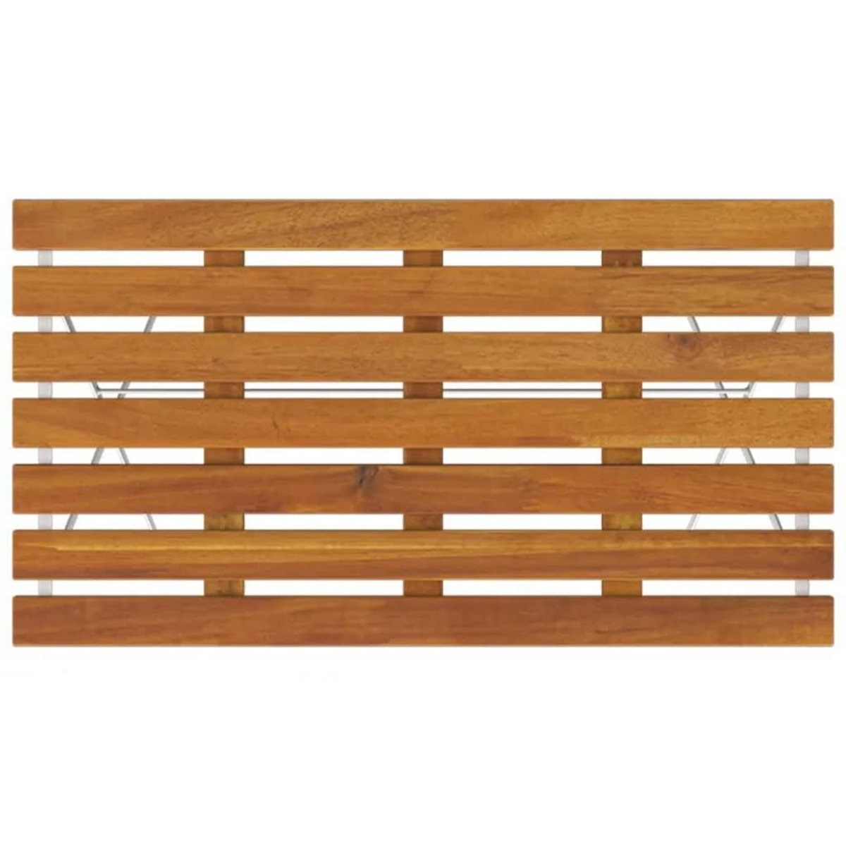 VIDAXL Table de bistro pliante 100x54x71cm Bois acacia solide et acier