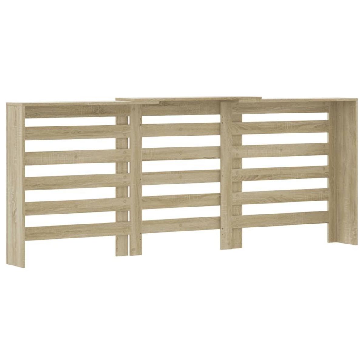 VIDAXL Cache-radiateur chene sonoma 205x21,5x83,5 cm bois d'ingenierie