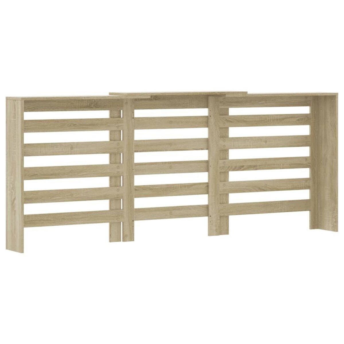 VIDAXL Cache-radiateur chene sonoma 205x21,5x83,5 cm bois d'ingenierie