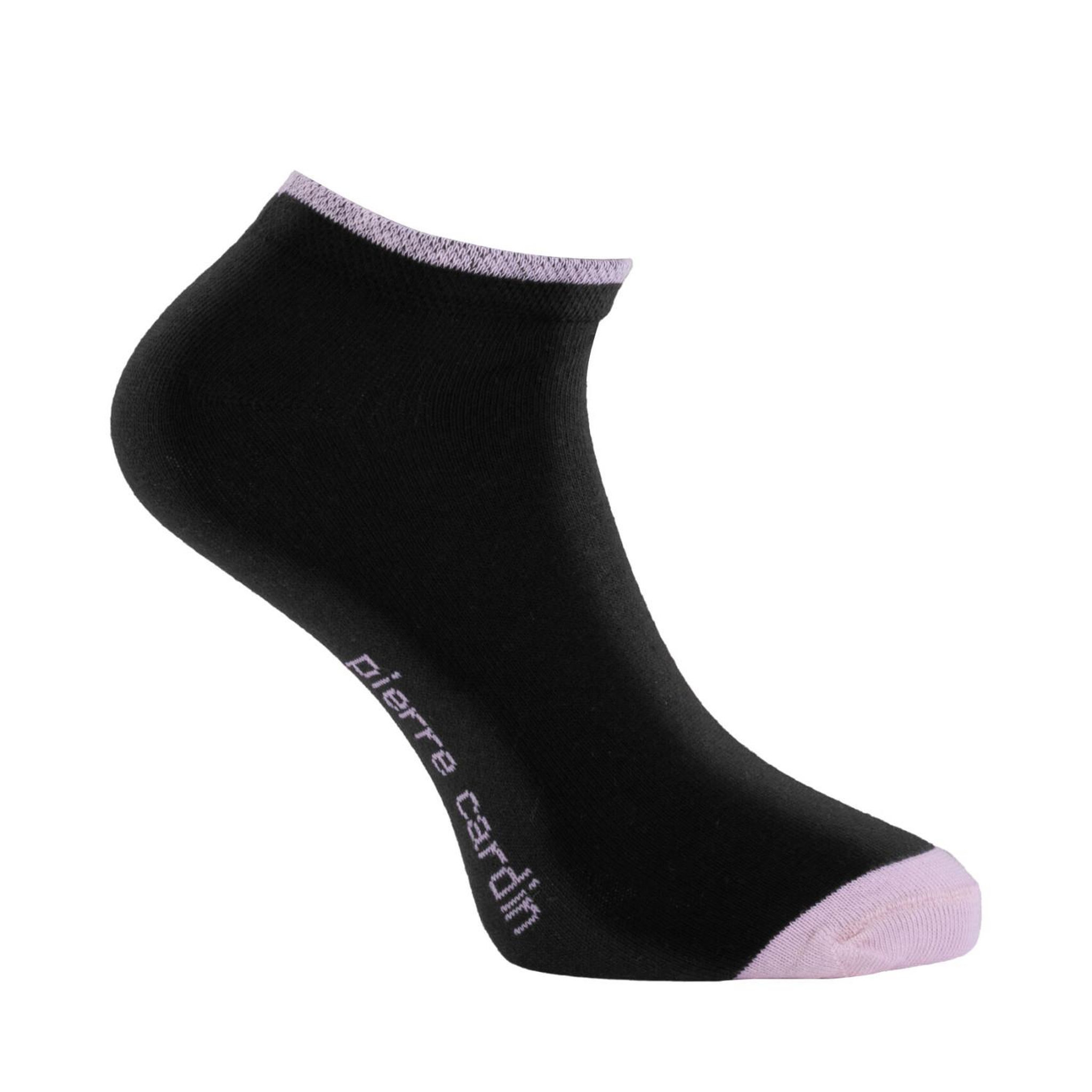 Voir la diapositive 5 : PIERRE CARDIN Lot de 5 paires de chaussettes courtes femme à motif pc 0375 pack b