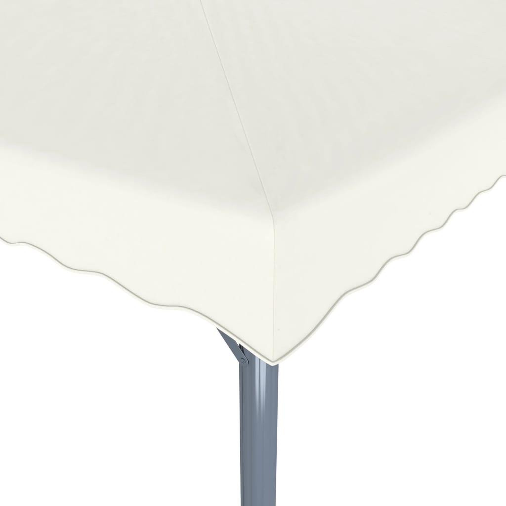 Voir la diapositive 3 : VIDAXL Tonnelle 300x300 cm Creme Aluminium