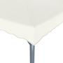 Voir la diapositive 3 : VIDAXL Tonnelle 300x300 cm Creme Aluminium