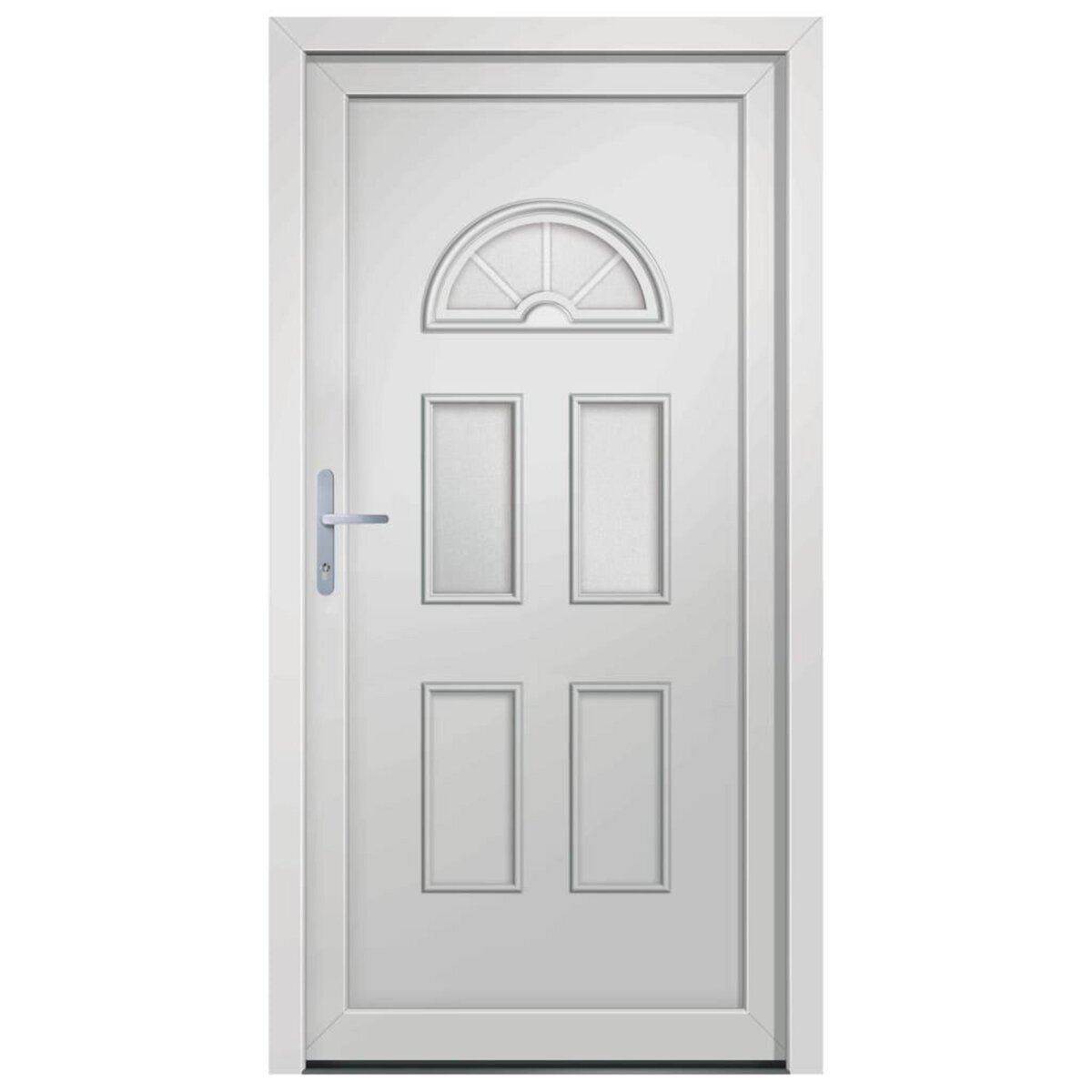 VIDAXL Porte d'entree blanc 88x208 cm PVC