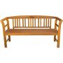 Voir la diapositive 3 : VIDAXL Banc de jardin avec coussin 157 cm Bois d'acacia massif