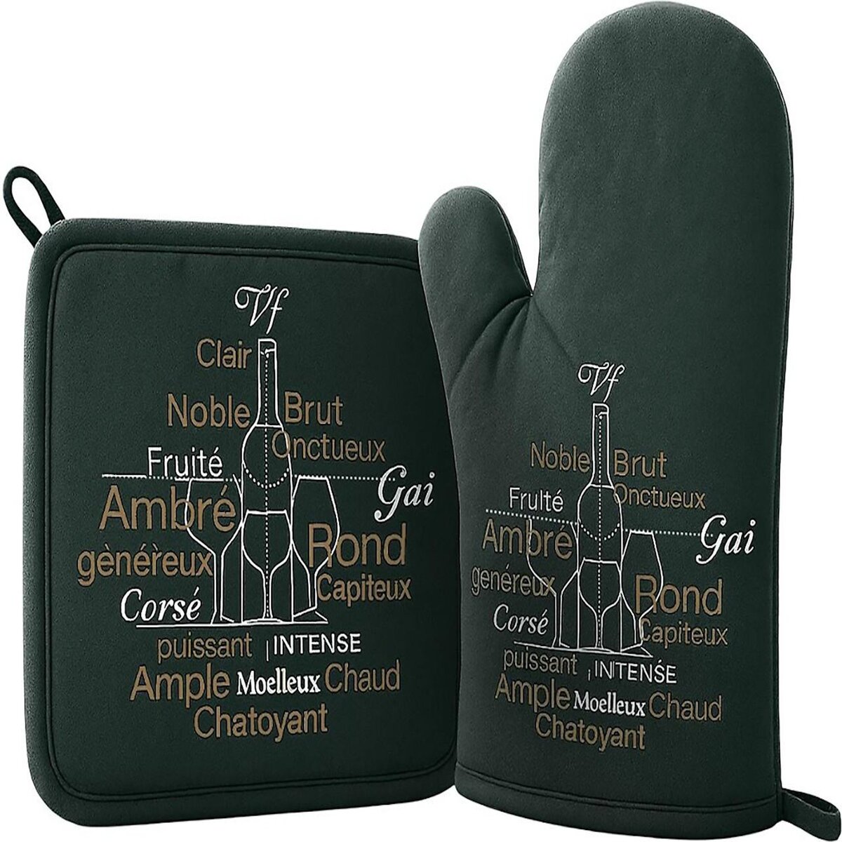 Les Ateliers du Linge Gant et manique imprimés