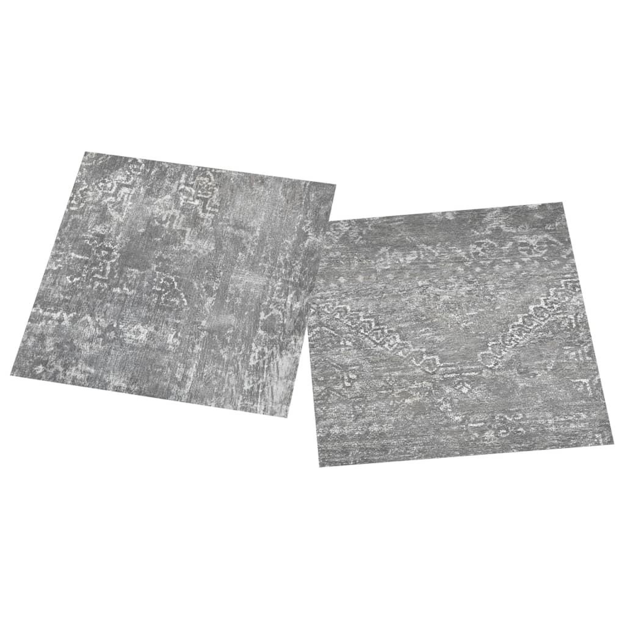 Voir la diapositive 4 : VIDAXL Dalles de plancher autoadhesives 55 pcs PVC 5,11 m^2 gris beton