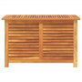 Voir la diapositive 5 : VIDAXL Boîte de rangement de jardin persiennes 90x50x56 cm bois acacia