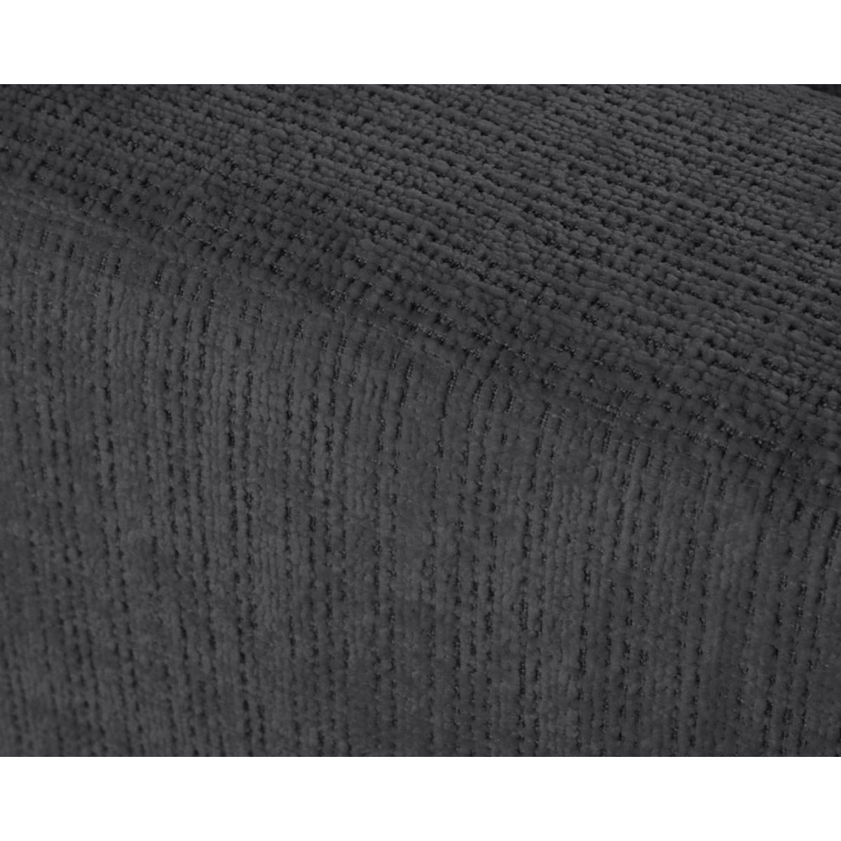 BEST MOBILIER Miro - canapé panoramique en u 7 places - convertible avec coffre - en velours texturé