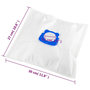 Voir la diapositive 6 : VIDAXL Sacs d'aspirateur pour Rowenta RO3125 20 pcs